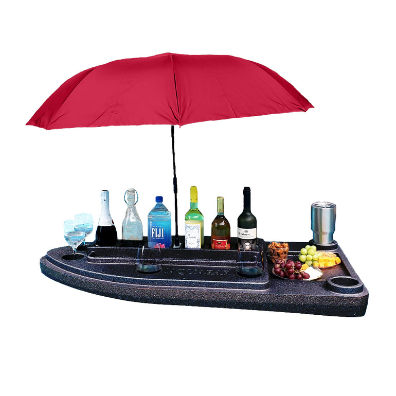 The Aquabar - Portable Floating Bar -BLKBAR-REDUMB