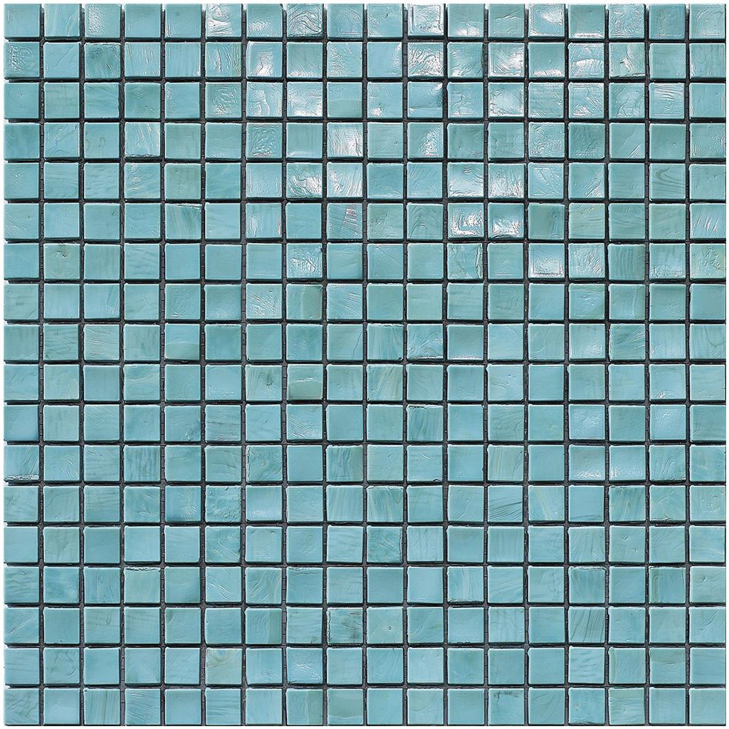 Aquamarine 3, 5/8" x 5/8" Glass Tile | Mosaic Tile by SICIS