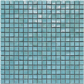 Aquamarine 3, 5/8" x 5/8" Glass Tile | Mosaic Tile by SICIS