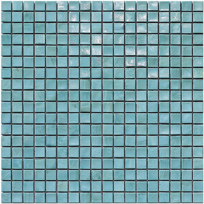 Aquamarine 3, 5/8" x 5/8" Glass Tile | Mosaic Tile by SICIS