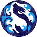 Mermaid Medallion - Pool Mosaic