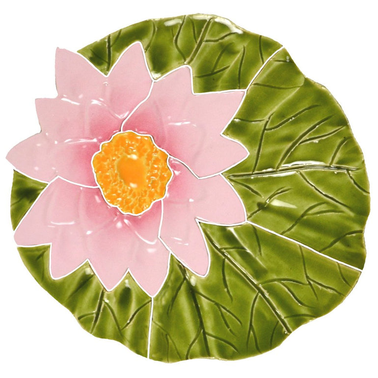 Lily Pad w/Flower | LFLMCOS | Pool Mosaic