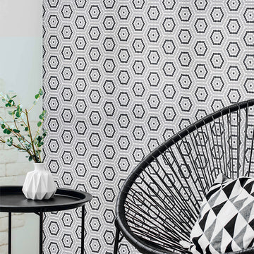 Belfort Classic, Hexagon Mosaic Tile | Geometro Glass Tile