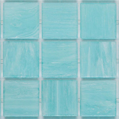 240 Blue Aura, 3/4" x 3/4" - Glass Tile