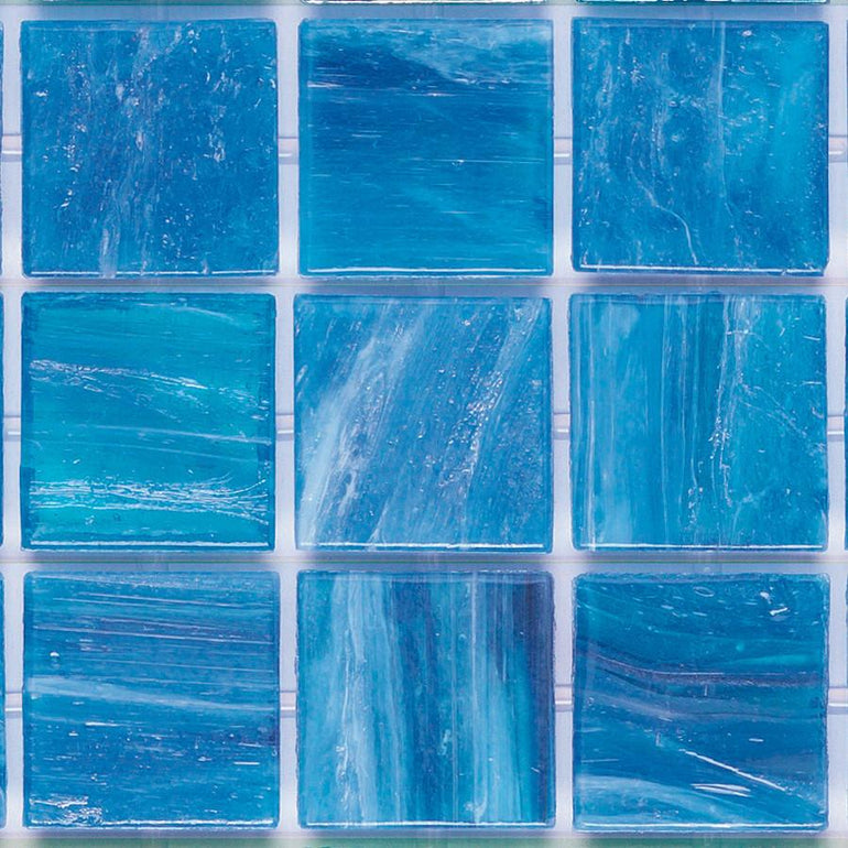 244 Aquatic Bliss, 3/4" x 3/4" - Glass Tile