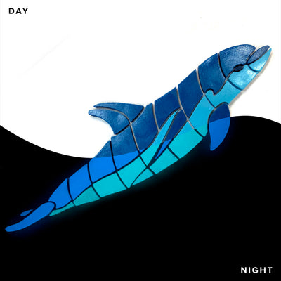 Baby Dolphin, Right | DOL5-M-R | Glow in the Dark Pool Mosaics