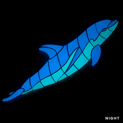 Baby Dolphin, Right | DOL5-M-R | Glow in the Dark Pool Mosaics