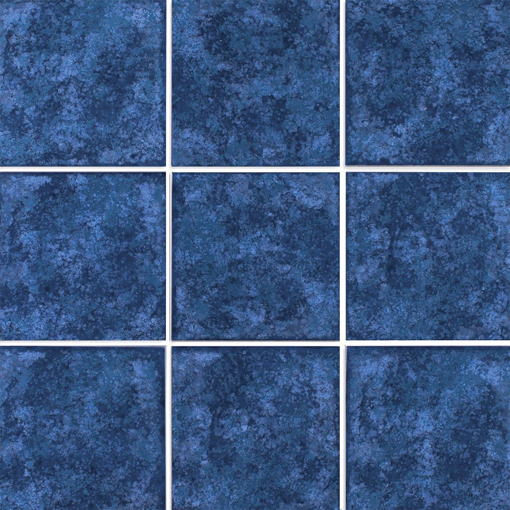 Blue, 6" x 6" Tile | GEMBARBBLUE6 | Aquatica Porcelain Pool Tile