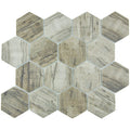 Linden, Hexagon Mosaic - Glass Tile