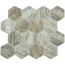 Linden, Hexagon Mosaic - Glass Tile