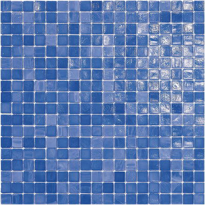 Blue Angel, 5/8" x 5/8" Glass Tile | Mosaic Pool Tile by SICIS