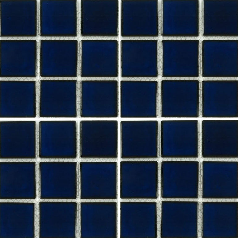 CEL-291 - Fujiwa Royal Blue, 2" x 2" - Porcelain Pool Tile