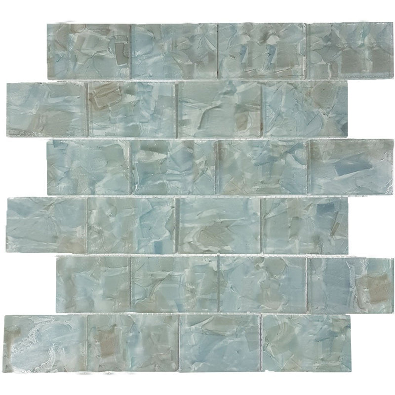 CETFLWGHYA23C - Aquatica Hyacinth, 2" x 3" - Glass Tile