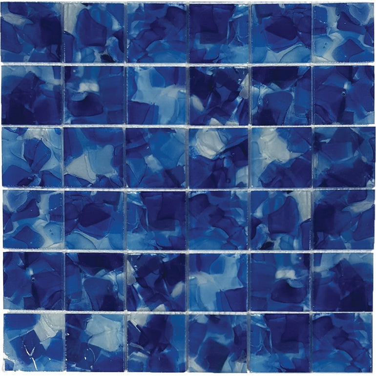 CETFLWGIRI22C - Aquatica Iris, 2" x 2" - Glass Tile