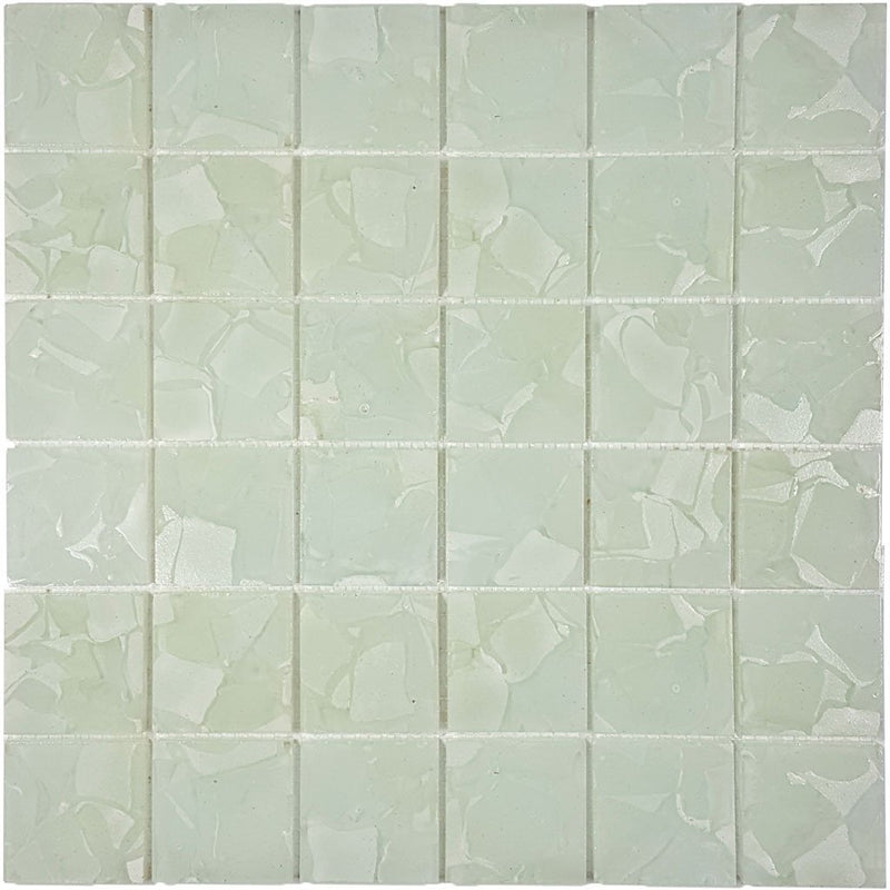 CETFLWGLIL22C - Aquatica Lilies, 2" x 2" - Glass Tile