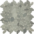 Oyster Silver, Random Mosaic - Glass Tile