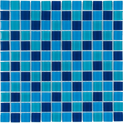 CHIGLABR202 Ocean, 1" x 1" - Glass Tile