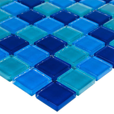 Ocean, 1" x 1" - Glass Tile