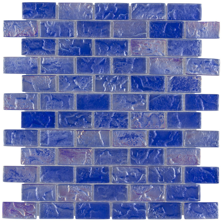 CHIGLACSNP002 Azul, 1" x 2" - Glass Tile