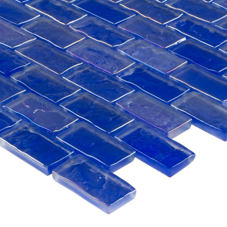 Azul, 1" x 2" - Glass Tile