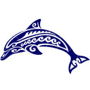 Tribal Dolphin - Blue - Pool Mosaic