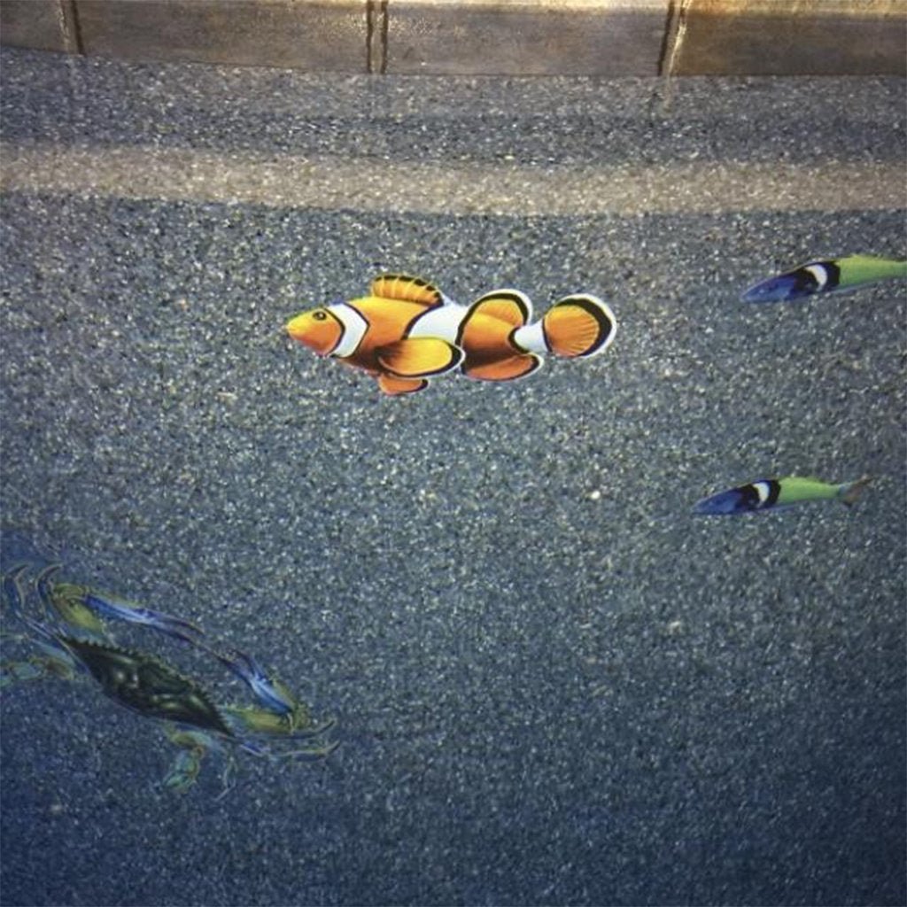 Clown Fish | PORC-CL58-5 | Pool Mosaic