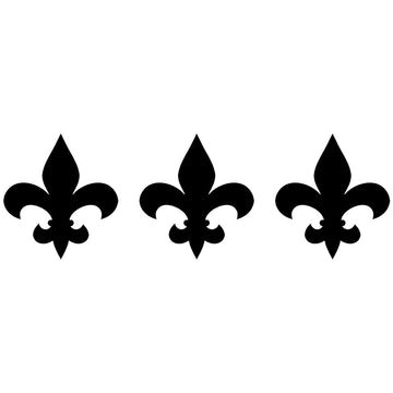 Tribal Fleur De Lis Step Marker - Black (Set of 3) | CM-FLS1-4 | Pool Mosaic