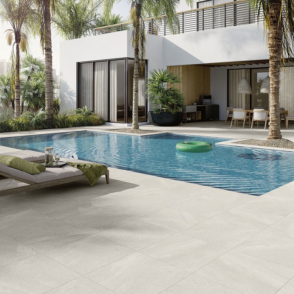 Cape Cod White 24" x 24" 2CM | U.S. Outdoor Porcelain Pavers – AquaBlu ...