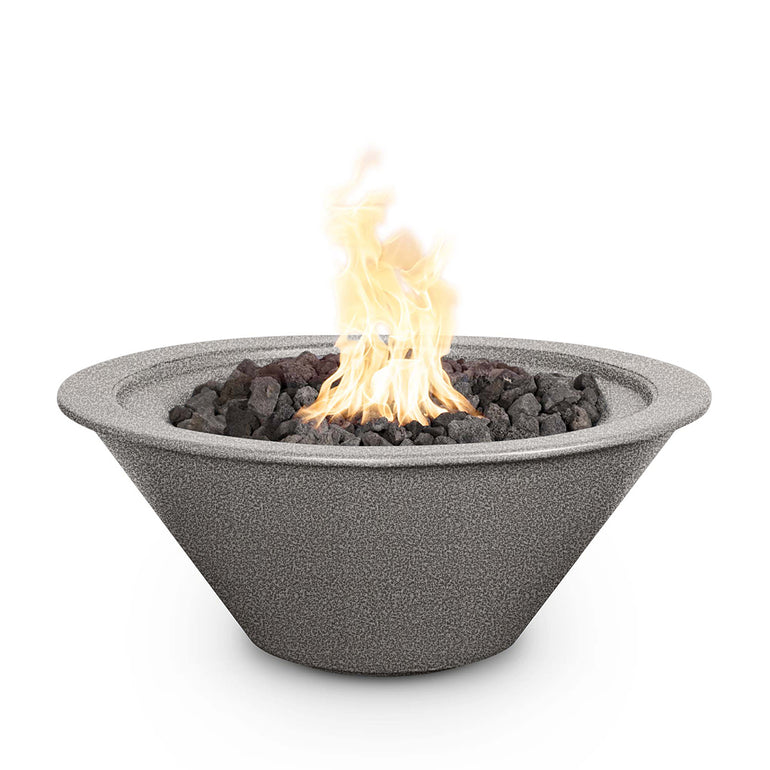 Cazo 30" Round Fire Bowl, Powder Coated Metal  - Fire Feature