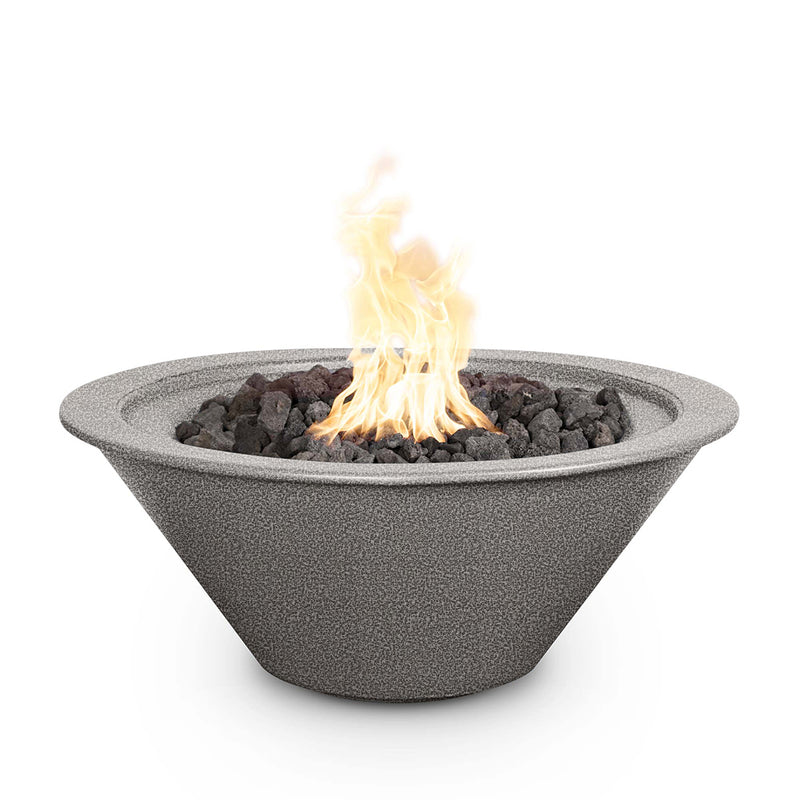 Cazo 30" Round Fire Bowl, Powder Coated Metal  - Fire Feature