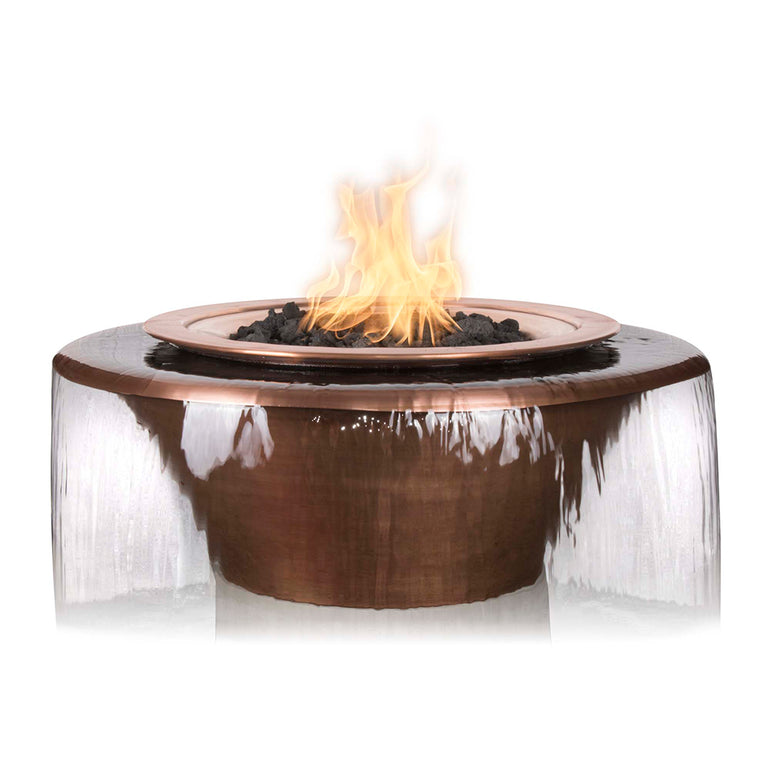 Cazo Copper Fire and Water Bowl Feature, 360 Spill | The Outdoor Plus