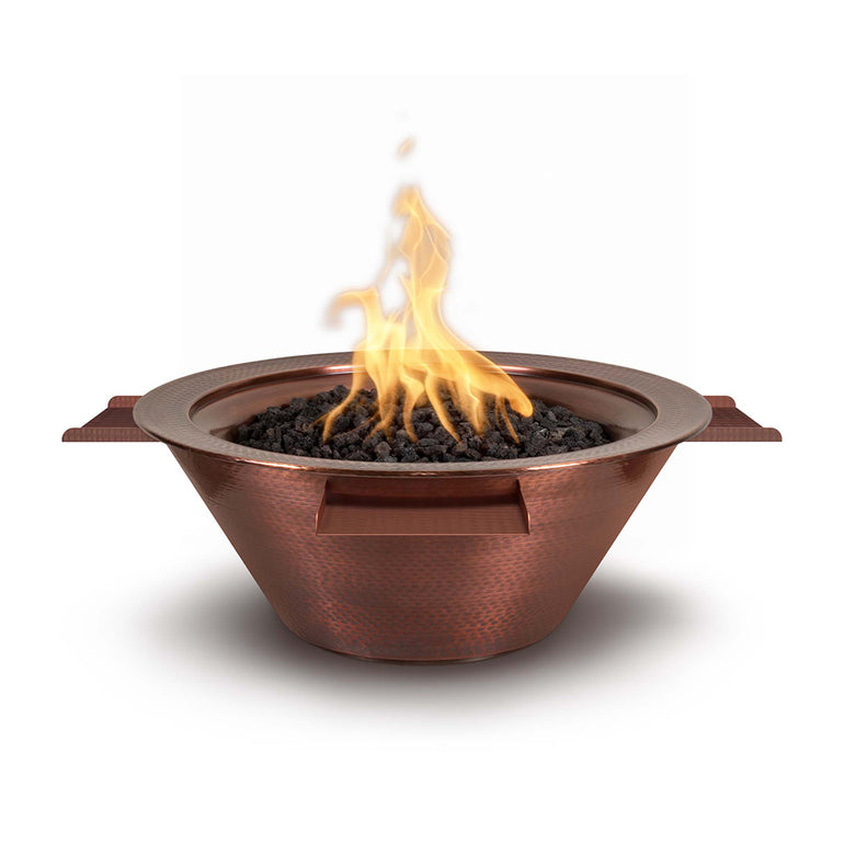 Cazo Copper Fire and Water Bowl, 4 Way Spill | The Outdoor Plus