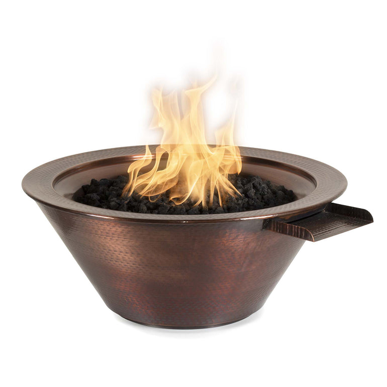 Cazo Round Copper Fire and Water Bowl Feature | The Outdoor Plus
