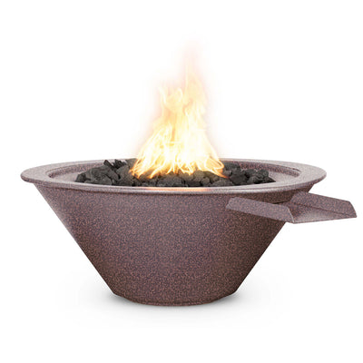 Cazo 36" Metal Fire and Water Bowl Feature | The Outdoor Plus - Copper vein