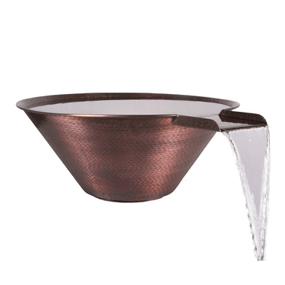 Cazo Hammered Copper Water Bowl Feature | The Outdoor Plus