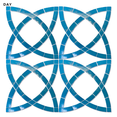 Celtic Knot, 4-Pack | Glow in the Dark Pool Tile