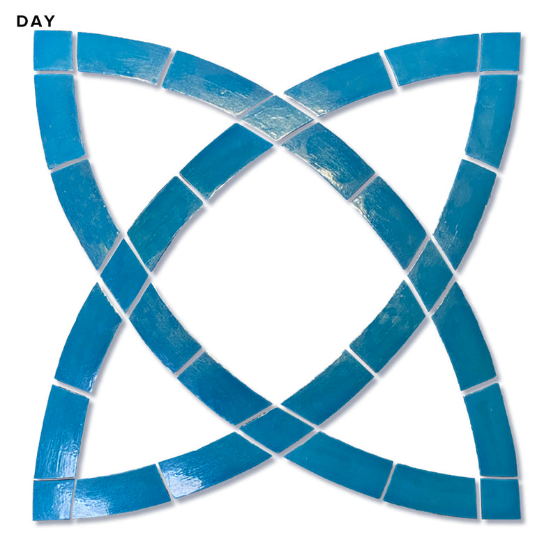 Celtic Knot Pool Mosaic | Glow in the Dark Pool Tile