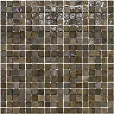Cinnamon, 5/8" x 5/8" Glass Tile | Mosaic Pool Tile by SICIS