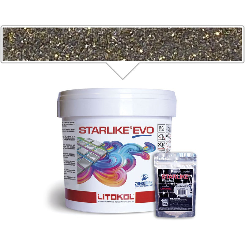 Nero Grafite EVO 140 | Litokol Starlike Classic Epoxy Tile Grout