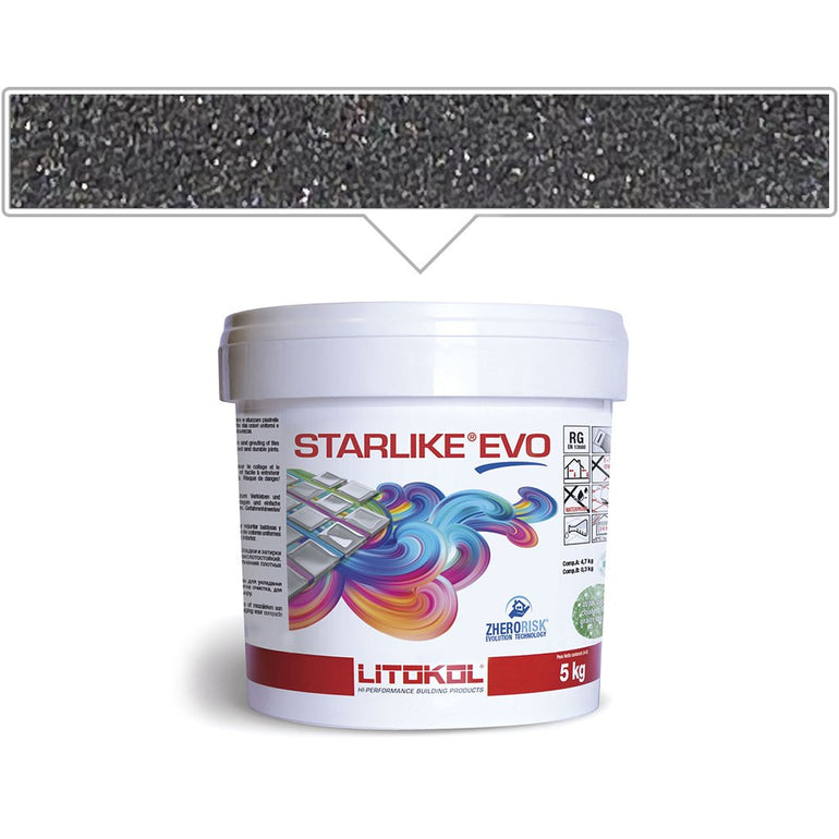 Nero Grafite EVO 140 | Litokol Starlike Classic Epoxy Tile Grout