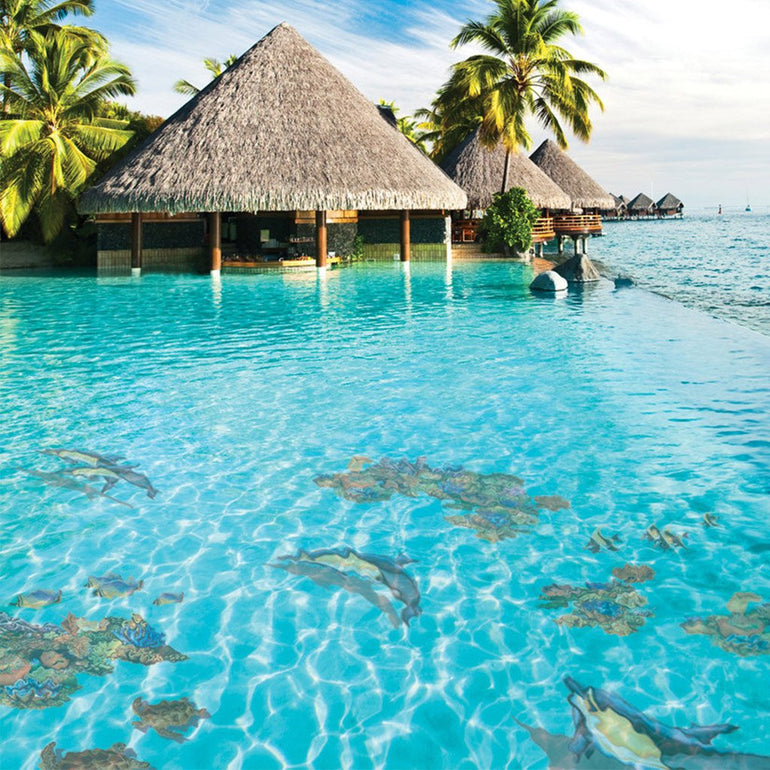 Coral Reef E | PORC-CR30E | Pool Mosaic by AquaBlu Mosaics
