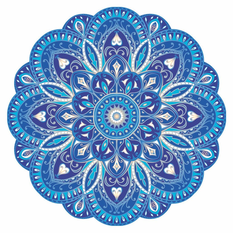 Crystal Sky Mandala - Pool Mosaic