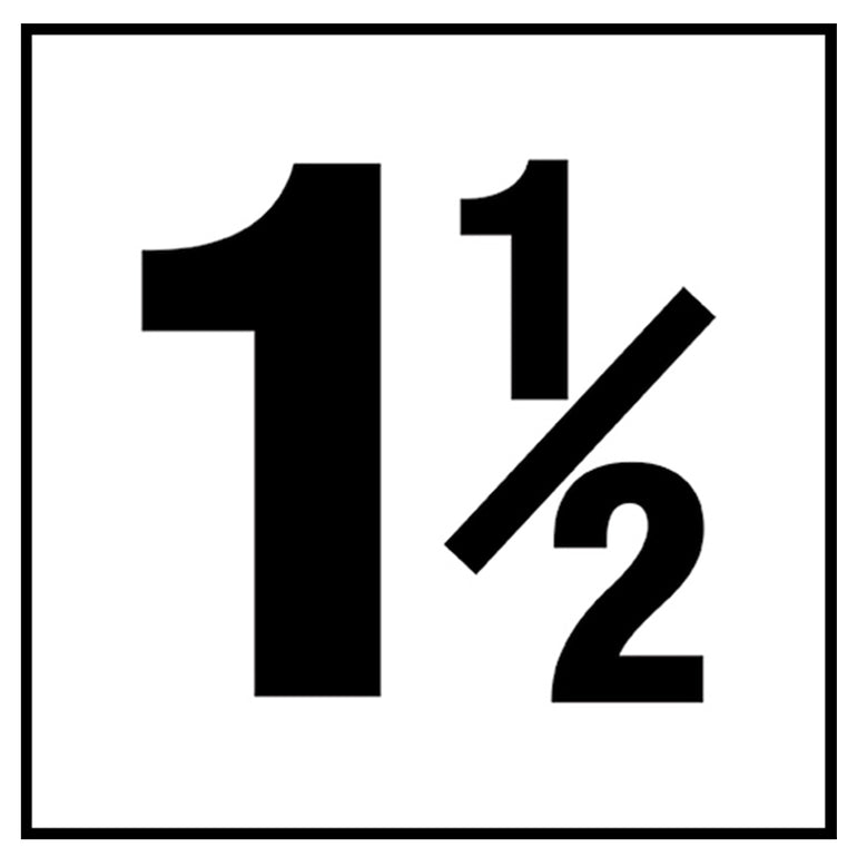 6" x 6" Standard Depth Markers, 4" Numbers - Safety Markers for Pools