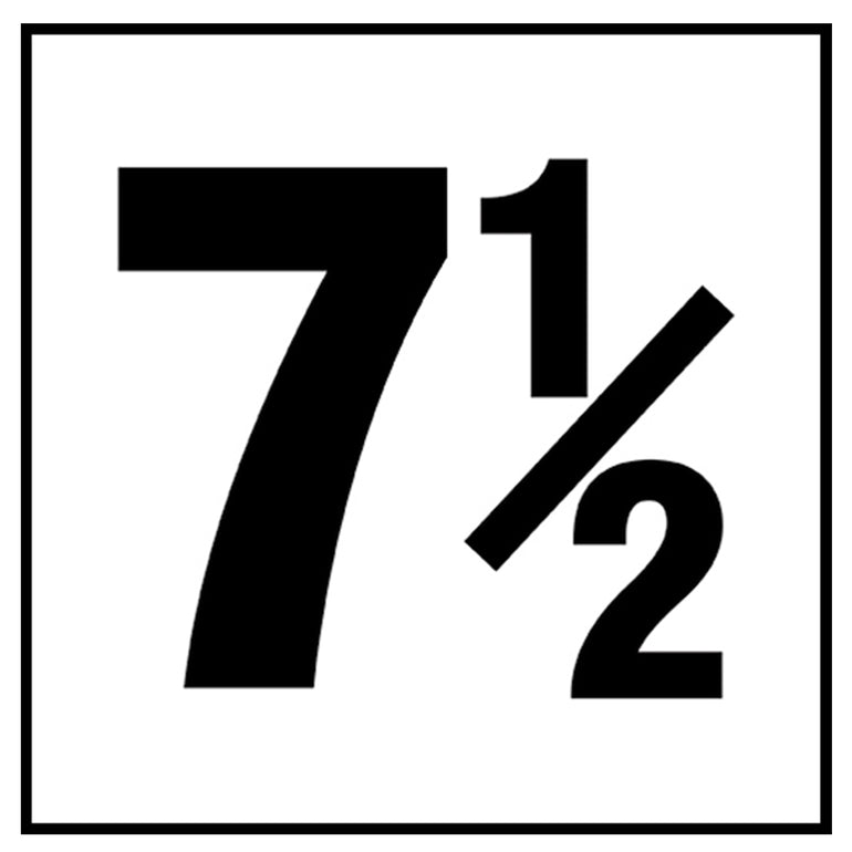 6" x 6" Standard Depth Markers, 4" Numbers - Safety Markers for Pools