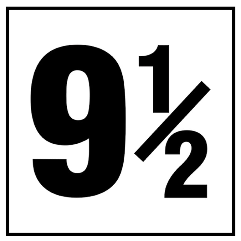 6" x 6" Standard Depth Markers, 4" Numbers - Safety Markers for Pools