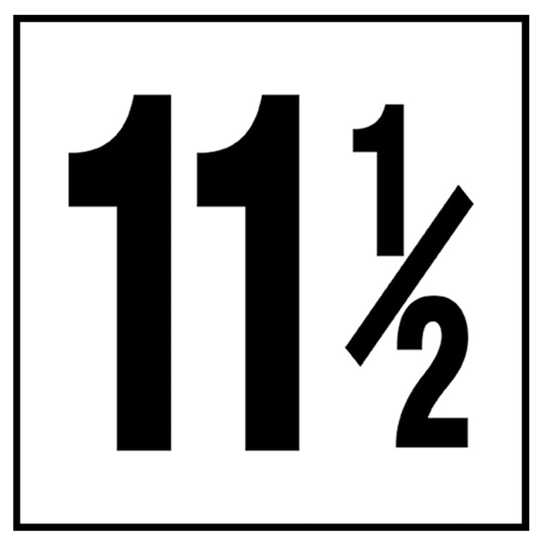 6" x 6" Standard Depth Markers, 4" Numbers - Safety Markers for Pools