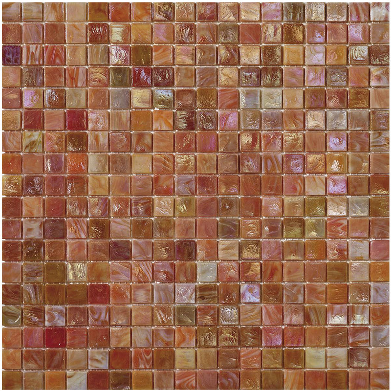 Dahlia 2, 5/8" x 5/8" - Glass Tile