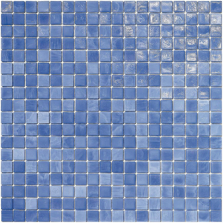 Deep Sea, 5/8" x 5/8" Glass Tile | Mosaic Pool Tile by SICIS