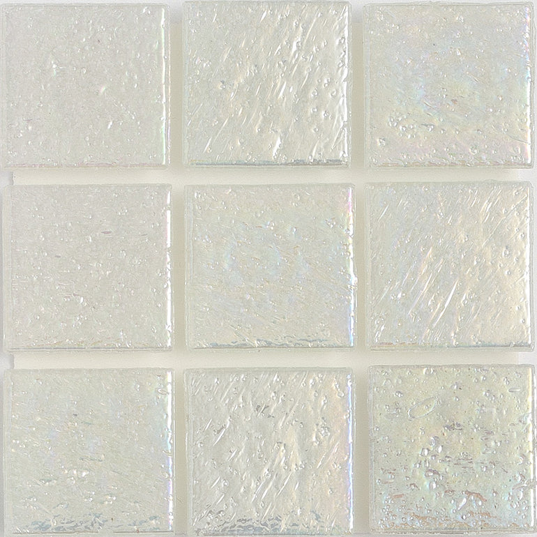 Diamond Sand Iridescent 1x1 Glass Tile | E11.164.22S | American Glass Mosaics