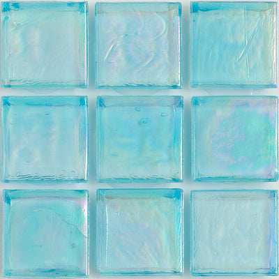 Apatite Iridescent 1x1 Glass Tile | E11.169.02S | American Glass Mosaics